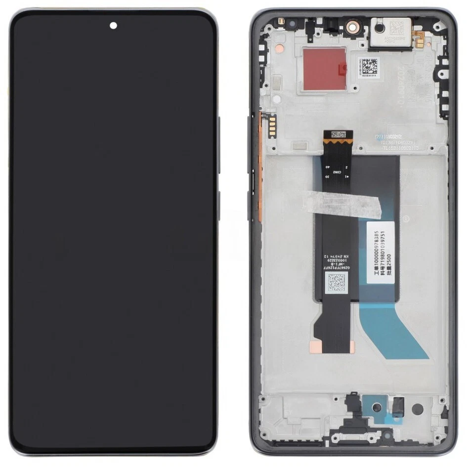 DISPLAY ORIGINALE XIAOMI POCO X7 5G 24095PCADG FRAME VERDE NERO ARGENTO SERVICE - Immagine 2 di 2