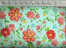 Quilting Treasures ~ All a Flutter 26359-Q Floral ~ 100% Cotton Quilt Fabric BTY