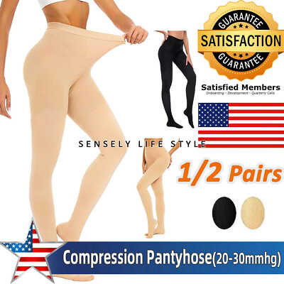 Compression Pantyhose Stockings for Women 32mmHg Sock Deep Vein Thrombosis -US