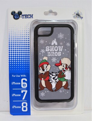 Disney Exclusive Christmas Chip & Dale Snow Bros Apple Iphone 6S/7/8 Case NEW