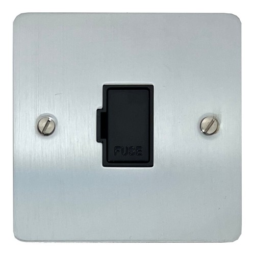 Interruptores de luz de cromo satinado FSC3, enchufes, reguladores, cocina, fusible, TV, BT - Imagen 31 de 44