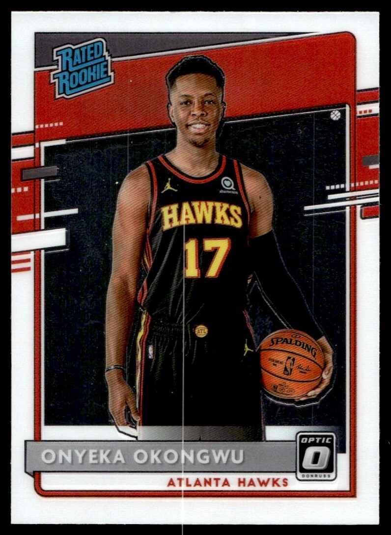 2020-21 Donruss Optic Onyeka Okongwu Rookie G8 Atlanta Hawks #156