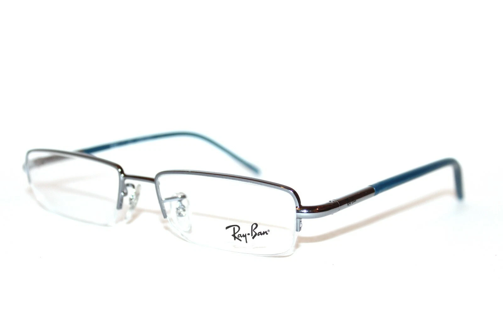 BRAND NEW RAY BAN RB 6245E 2507 GUNMETAL BLUE EYEGLASSES RX RB6245 53 17 135 MM