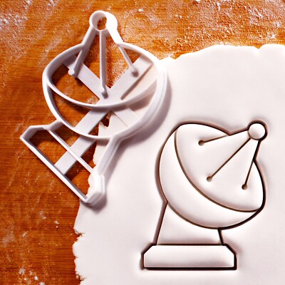 Ground Station Cookie Cutter - spacecraft rocket Apollo space galaxy satellite