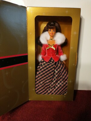 Barbie Avon Winter Rhapsody 1996 - Brune - Collection Mattel - NRFB (neuve En Boîte)
