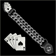 BIKER VEST EXTENDER ACES N EIGHTS MADE IN USA harley motorcycle chaps leathers