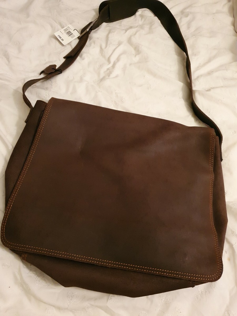 BNWT HOUSE OF FRASER BETWEEN LEATHER MESSENGER BAG RRP £99