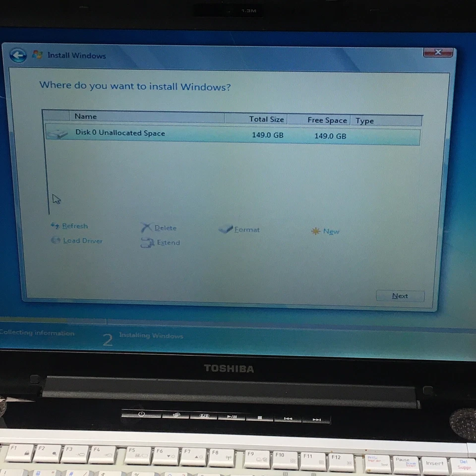 Toshiba Satellite A210 15.4" Laptop AMD Turion 64 x2 2560MB 160GB No OS H2519 - Image 3 of 4