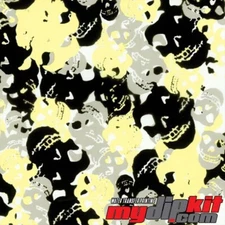 Hydrographic Film Hydro Dipping Water Transfer Print Film LL-908 Mist of Skulls