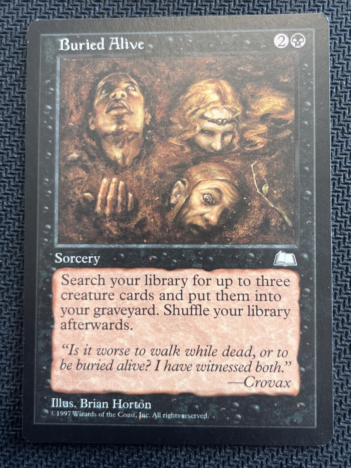 MTG Buried Alive  NM/LP Weatherlight Uncommon Magic The Gathering
