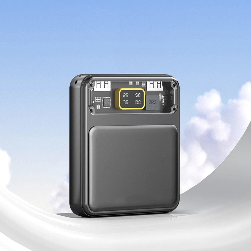 3-Slot 18650 Power Bank Case with Dual USB and LCD Display - DIY Charger Shell Kit