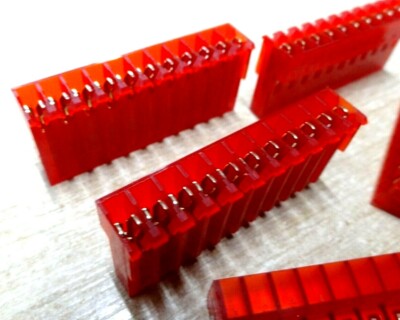 10x AMP 1-640433-1 11-Wege IDC Kabel Buchse Empfänglich 3,96 mm 0,156'' MTA-156 C/L