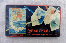 BOÎTE VINTAGE DE CRAYONS CARAN D'ACHE PRISMALO 999 - EN MÉTAL - VIDE