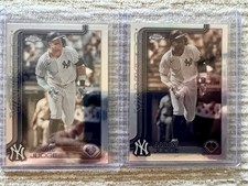 2025 Topps Chrome Aaron Judge #99 Sepia Refractor & Base MVP Buyback