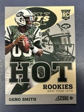 Panini 2013 Score Hot Rookies Geno Smith New York Jets #1 Rookie NFL Card. rookie card picture