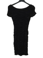 Warehouse Bodycon Midi Dress UK10 in Black
