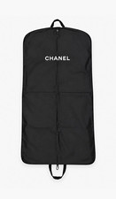 CHANEL Black Garment Bag Clothing Cover Bag with Handles
