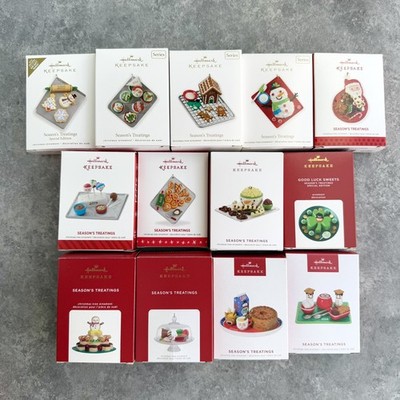 Hallmark Season's Treatings Ornament Lot of 13 2010-2014, 2016, 2019-2022 & 2024