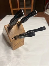 4 Pieces Cutco Kitchen Knife & Block Set