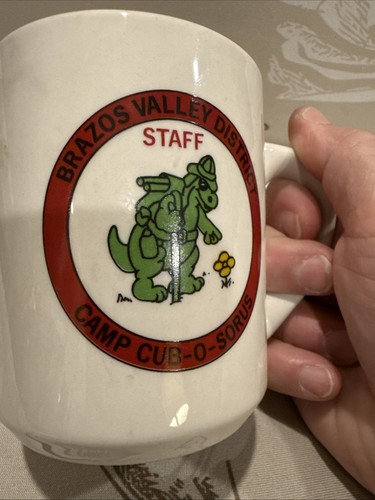 BSA Brazos Valley District STAFF MUG Camp Cub-O-Sorus Rare - Picture 4 of 6