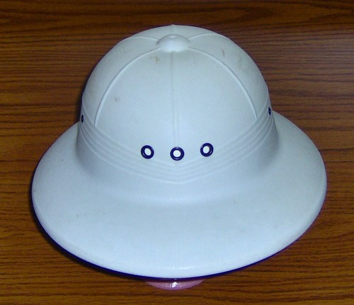 VINTAGE 1980s-PRESENT - BAYLY - POST OFFICE / LETTER CARRIER - WHITE PITH HELMET