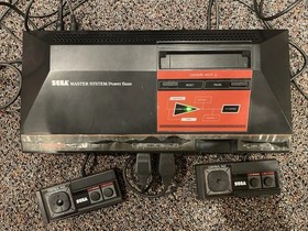 Sega Master System Console, 2 Controllers, AC & Cords, & 3 Games Tested Works