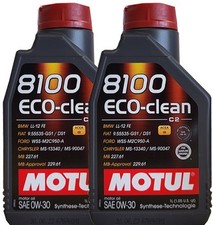 Motul Motoröl 8100 ECO-Clean 0W-30 2 Liter WSS M2C950a Fiat 9.55535-GS1/DS1