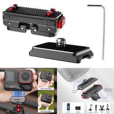 Metall Quick Release Ständer Magnetisch Adapter für Insta360 Ace Pro/2/X4/X3/X2