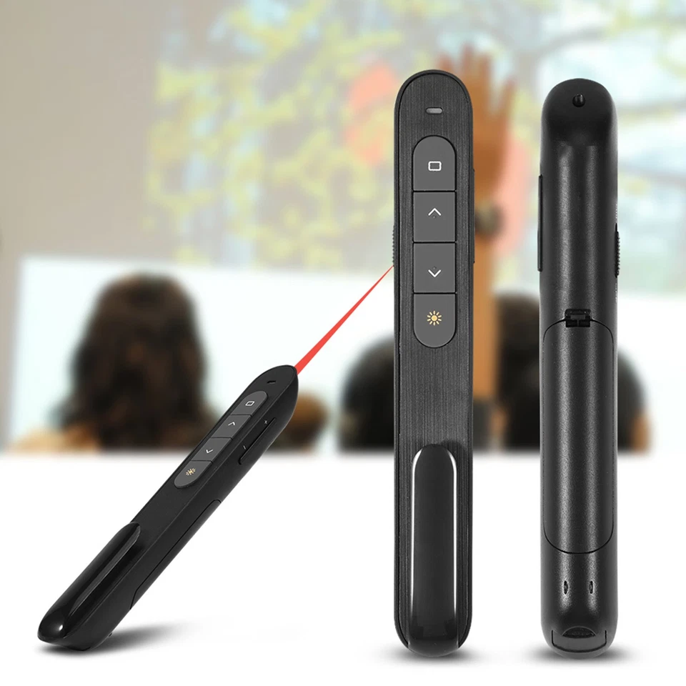 2.4G Wireless Remote Control USB PowerPoint Präsentation Laserpointer Clicker - Bild 3 von 4