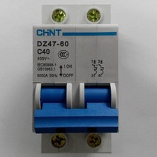 1piece new CHNT DZ47-60 2P C40 40A transparent circuit breaker Free ship YP1