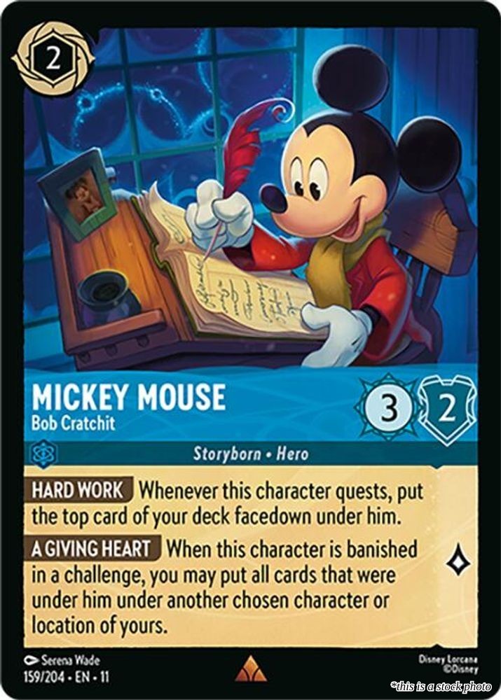 Lorcana TCG Mickey Mouse - Bob Cratchit [11-159/204]-LP