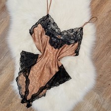 Christian Dior Vintage Satin Bodysuit/Teddy - Size L