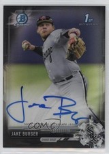 2017 Bowman Draft Chrome Pick Black Refractor 32/75 Jake Burger #CDA-JB Auto 7rd