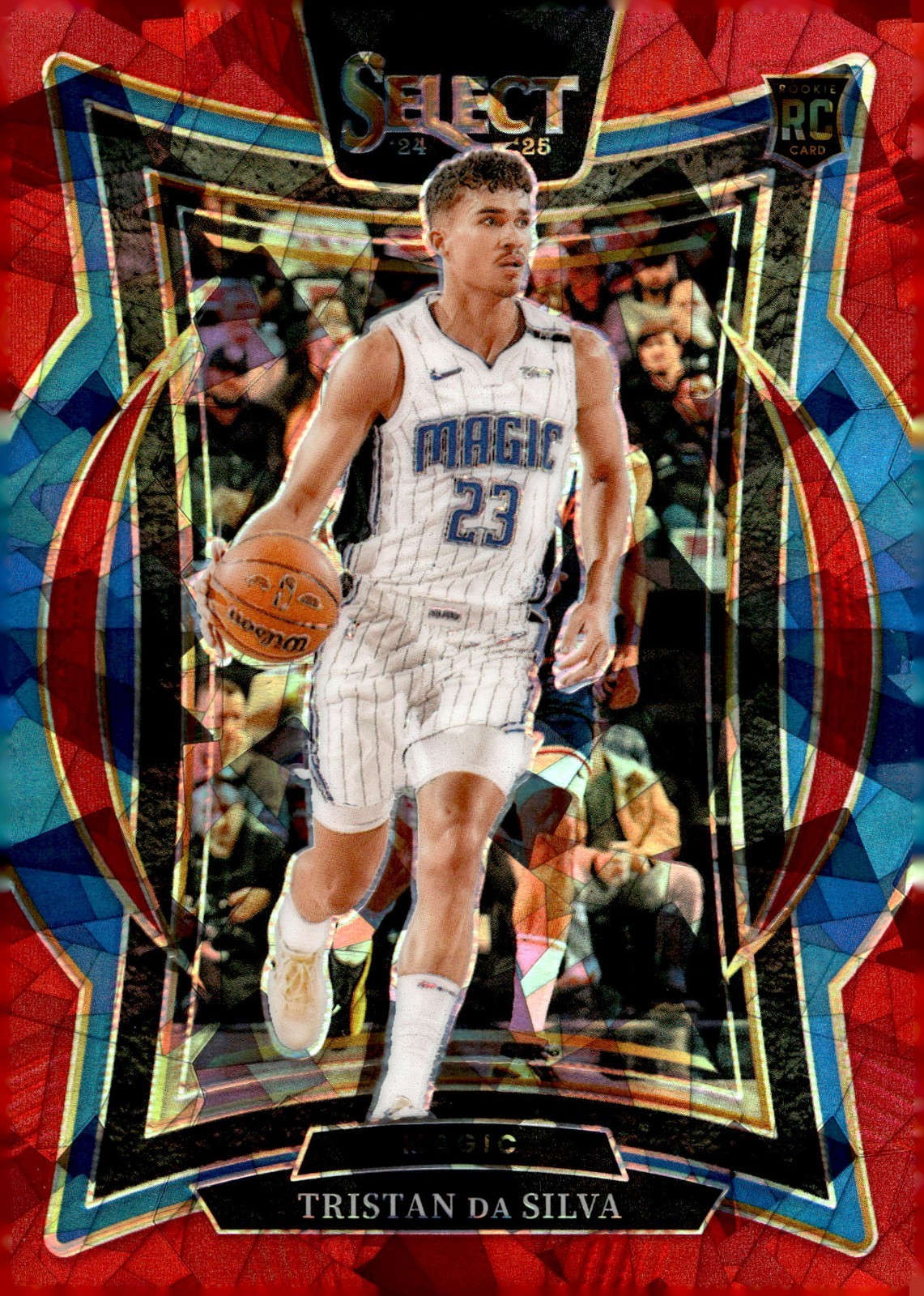 2024-25 Select Concourese Red Cracked Ice #83 Tristan da Silva Rc