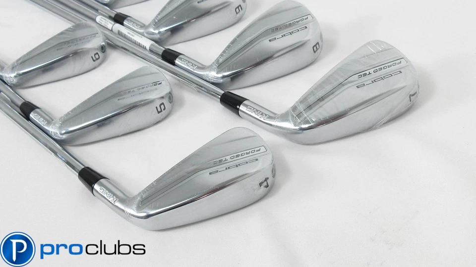 NEW COBRA KING FORGED TEC IRONS 4-PW STEEL KBS S-TAPER LITE REGULAR FLEX 413408 - Image 2 of 4