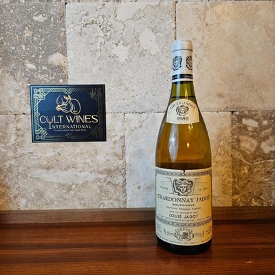 1989 Louis Jadot Bourgogne Chardonnay White Burgundy wine, France