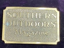 Southern Outdoors Magazine Limited Ed.1982 Belt Buckle Great American Buckle Co.