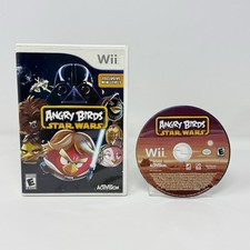 Angry Birds Star Wars Nintendo Wii No Manual Tested