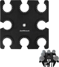 Square Multi Mic Holder for Wired and Wireless，Compatible with 5/8" 3/8" Mic ...