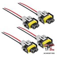 Car Fog Light Wiring Harness Kit, H8 H9 H11 Fog Light Headlight Pigtail 4 PCS