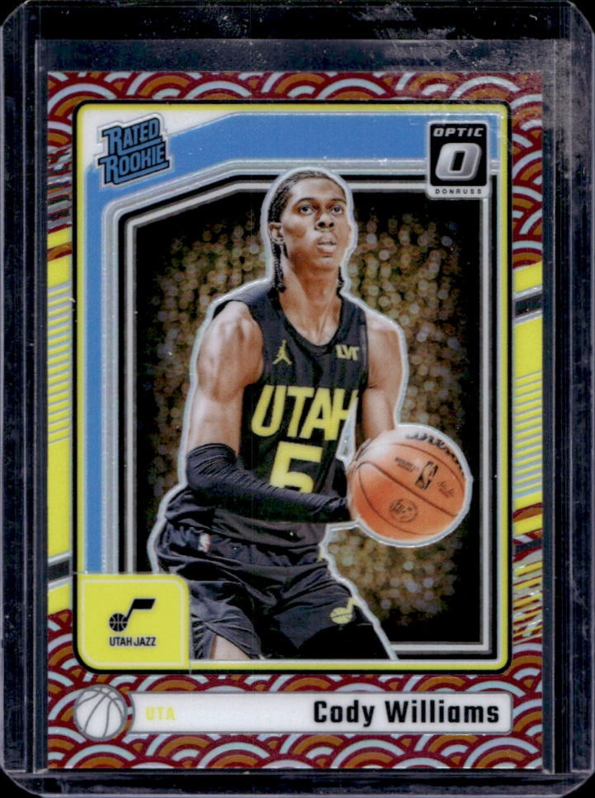 2024-25 Donruss Optic Cody Williams Rated Rookie Photon RC #298 Jazz