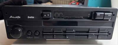Audi Beta CC Compact Cassette Autoradio Radio Oldtimer Youngtimer Vintage
