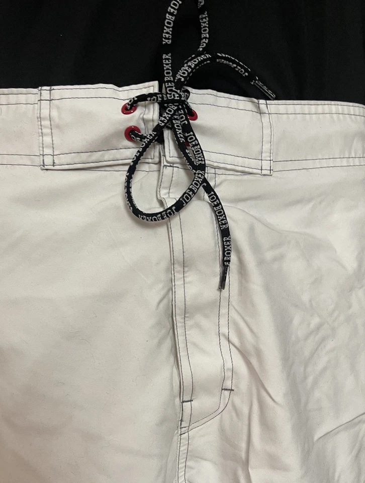 Joe Boxer Board Shorts Blanco, Negro, Naranja Floral Para Hombre L Foto 2 de 4