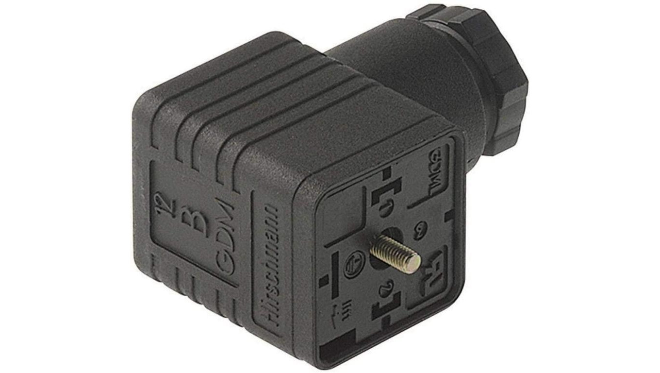 GDM series valve connector female 3-pin (2+PE) screw M16 rectifier bridge /T2UK