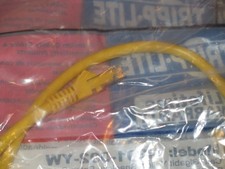 50 Tripp-Lite 5-foot CAT6 RJ45 Molded Snagless Network Patch Cables - Yellow
