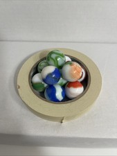 Vintage Marble King Blended Rainbow Marbles Lot Of 10  Does Show Use. See Photo