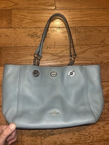 Restored Turnlock Chain Tote 27 | Bags | | COACH® COACH Signature 