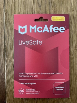 McAfee LiveSafe Essential 1-Year Subscription