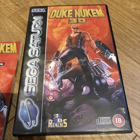 Duke Nukem 3D Sega Saturn Game Complete PAL Boxed with Manual