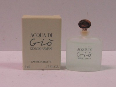 Acqua Di Gio by Giorgio Armani For Women 0.17 oz Eau de Toilette Splash Mini